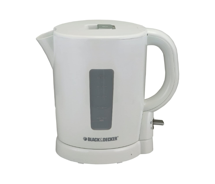 Black & Decker 1.7L Concealed Coil Kettle, White