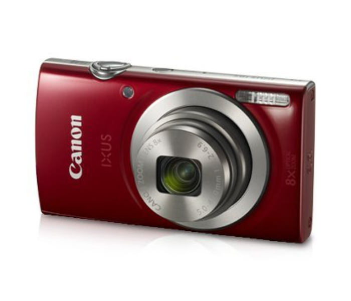 Canon IXUS 185 20MP Digital Camera with 8x Optical Zoom - Red - Zoom Image 2