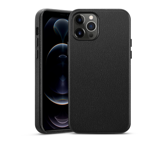 ESR Metro Premium Leather Case For iPhone 12Pro Max - Black - Zoom Image 1