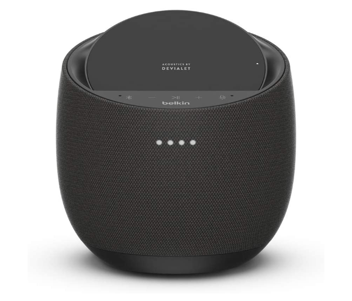 Belkin G1S0001MY-BLK SoundForm Elite Hi-Fi Smart Speaker With Wireless Charger - Black - Zoom Image 1