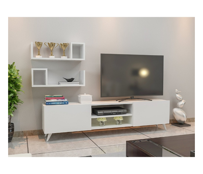 Florence TV Table - White - Zoom Image 2