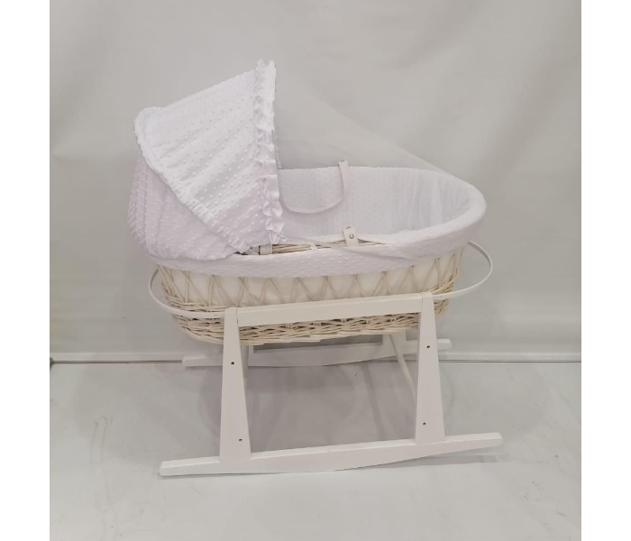 Travel Baby TC002 Cot with Swing Stand - White - Zoom Image