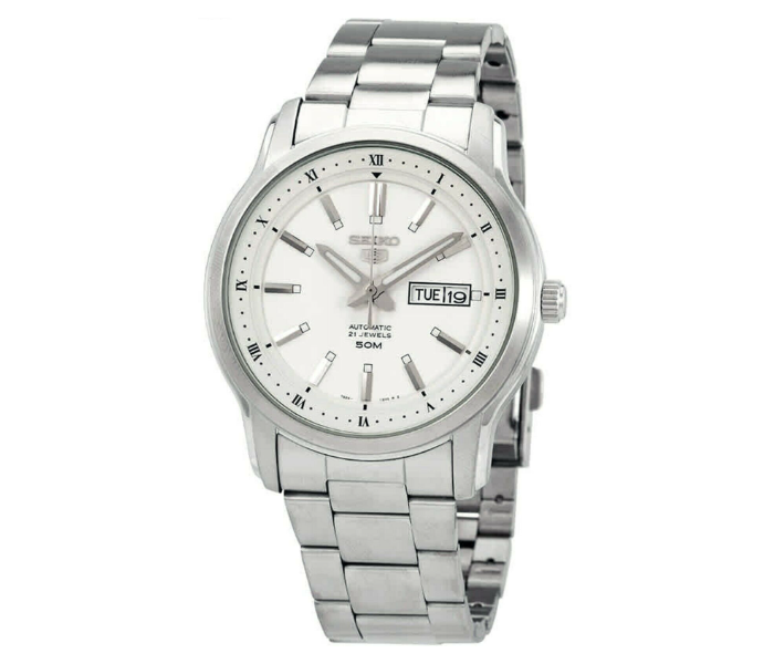 Seiko SNKP09K1 5 Automatic Mens Analog Watch - Silver - Zoom Image