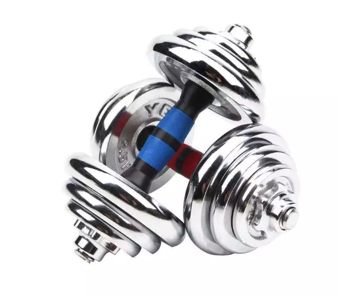 Body Builder 38-1182 Sportchrome 30Kg Dumbell Set - Blue - Zoom Image 1