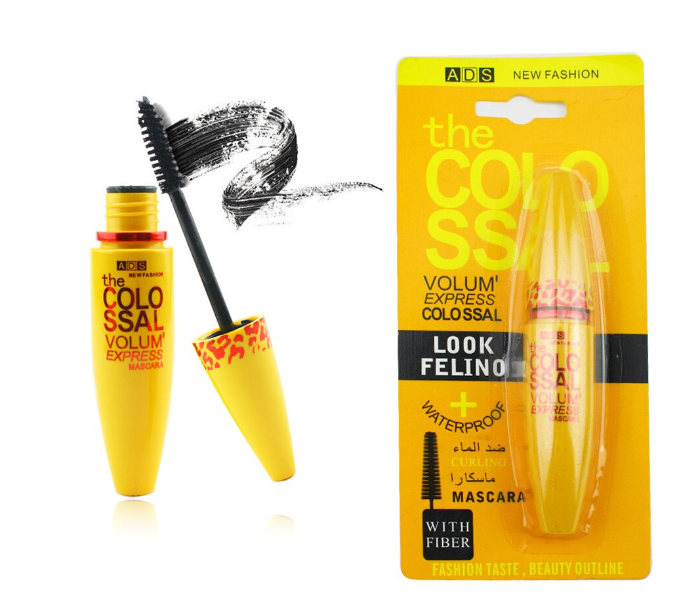 ADS 1 Piece Fashion Colossal Volume Express Length Long Makeup Cosmetic Curling Waterproof Eyelashes Black Mascara - Zoom Image 3