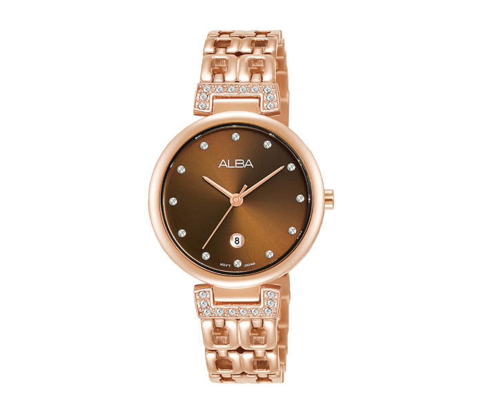 Alba AH7U82X1 30mm Womens Analog Fashion Watch - Rose Gold - Zoom Image