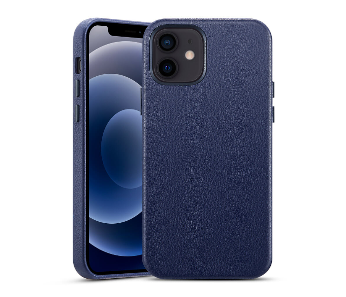 ESR Metro Premium Leather Case For iPhone 12Pro Max - Blue - Zoom Image 1