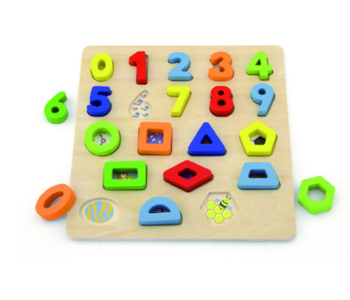 Brytostore BHT50119 Block Numbers and Shapes Puzzle - Zoom Image