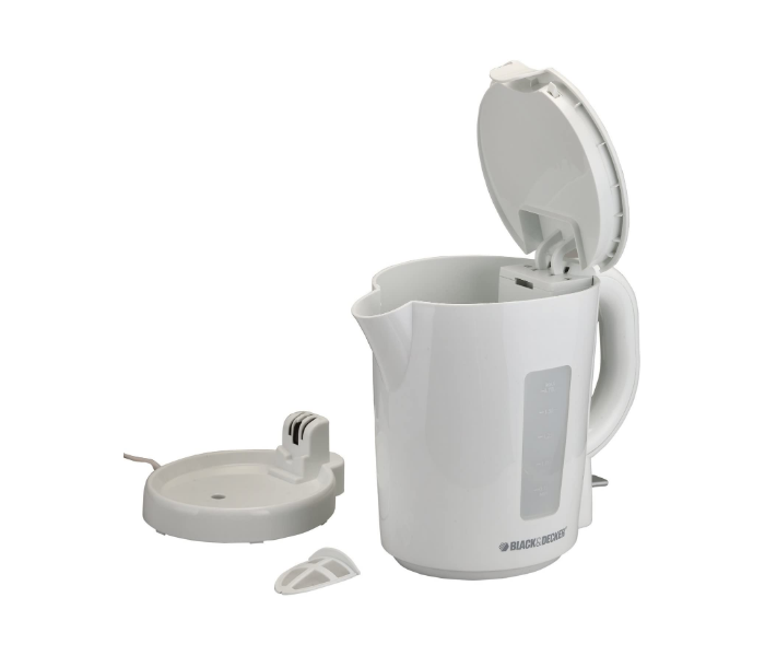 Black And Decker JC250-B5 1.7 Litres Concealed Coil Electric Kettle - White - Zoom Image 4