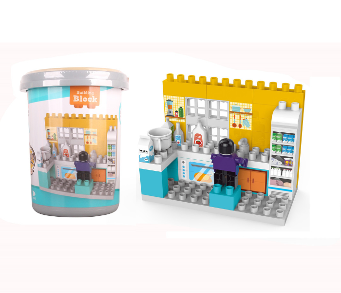 Family Center 22-35003A 46 Pieces Kitchen Building Blocks - Zoom Image 2