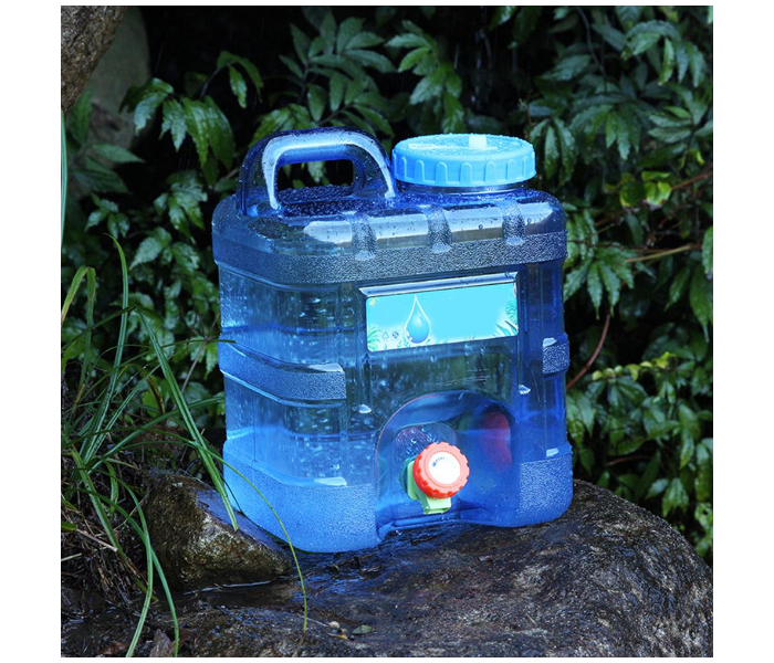 Portable 10 Litre Camping Water Container Dispenser - Blue - Zoom Image 7