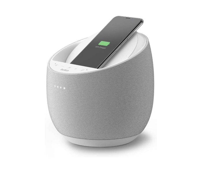 Belkin G1S0001my-WHT SoundForm Elite Hi-Fi Smart Speaker With Wireless Charger - White - Zoom Image 2