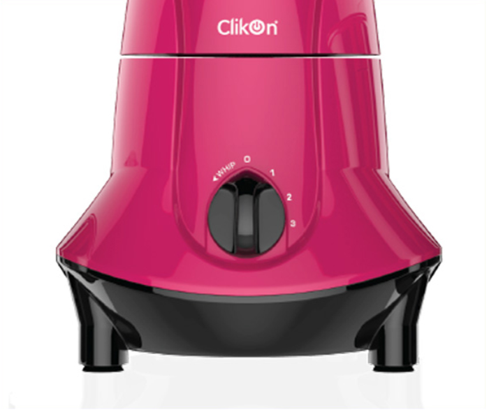 Clikon CK2296 550W Splendid 2 in 1 Mixer Grinder - Pink - Zoom Image 3