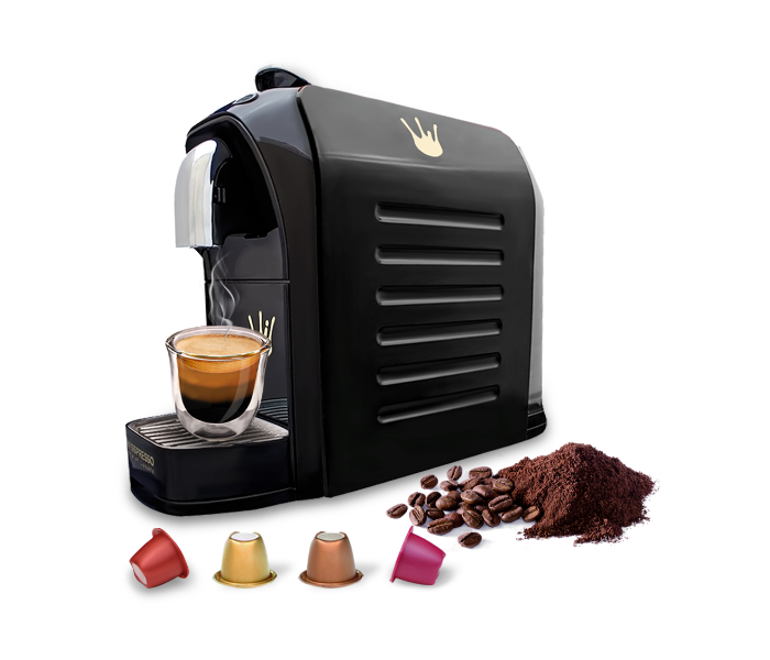 Swiss Presso Nespresso Compatible Espresso Coffee Machine - Black - Zoom Image 1