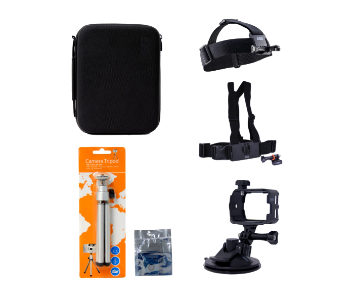 Aee Outdoor Sports Action Camera Accessories Kit - Black - Zoom Image 1