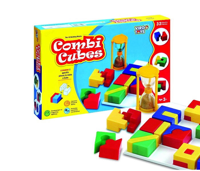 Virgo Toys 32 Pieces Combi Cubes Game - Zoom Image 3