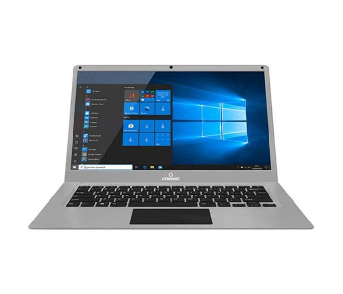 Ctroniq N14X Notebook 14 Inch Intel Celeron N3350 Processor 4GB RAM 64GB Flash Intel HD Graphics Windows 10 Home - Grey   - Zoom Image 1