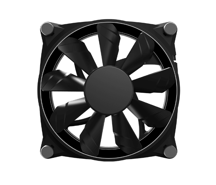 G-Max GMX-12-DBB RGB Fan 120mm Ultra Quite Adjustable Cooling Case Fan - Zoom Image 2