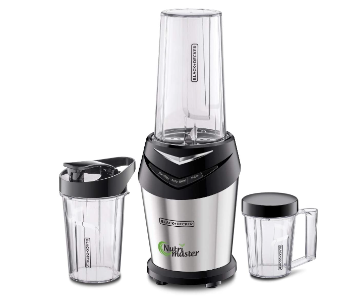 Black And Decker NE600-B5 600W NutriMaster Blender - Black and Silver - Zoom Image 4