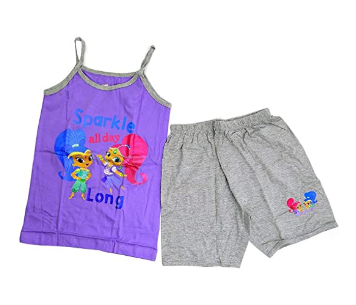 Nickelodeon SASCS1A 8 Years Vest and Short Set - Purple  - Zoom Image 2