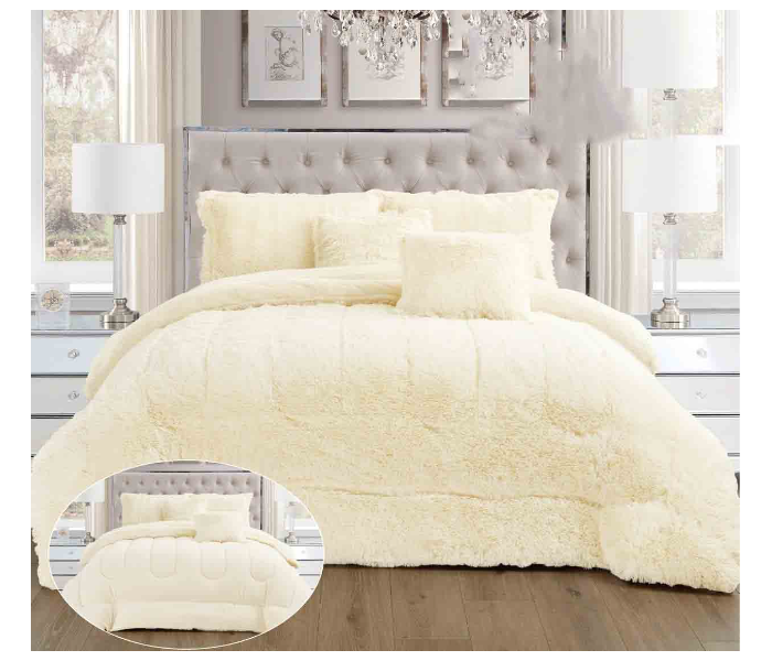 Set of 6 Pieces New Style Comforter - White - Zoom Image