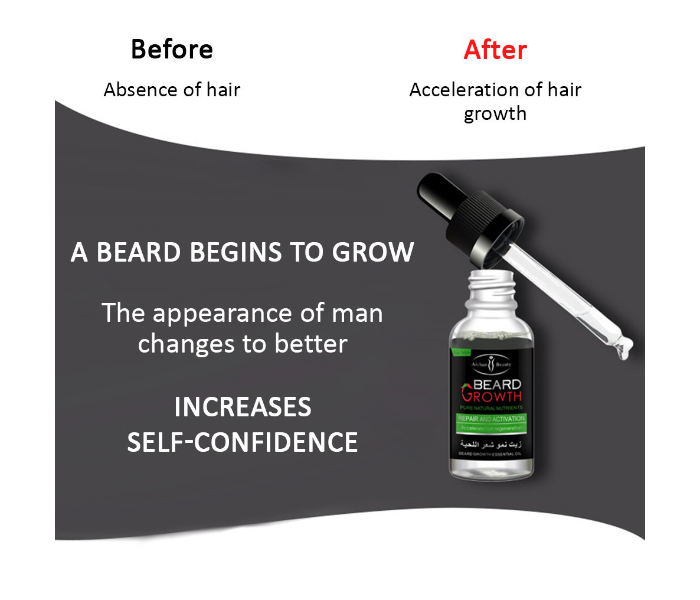 Aichun Beauty 30ml Hair Growth Pure Natural Nutrients Skin Cleansing Vitamins Hair Growth Beard Oil - Zoom Image 3