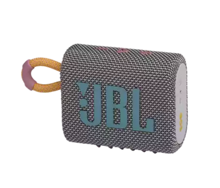 JBL GO 3 Portable Waterproof Speaker - Grey - Zoom Image 1