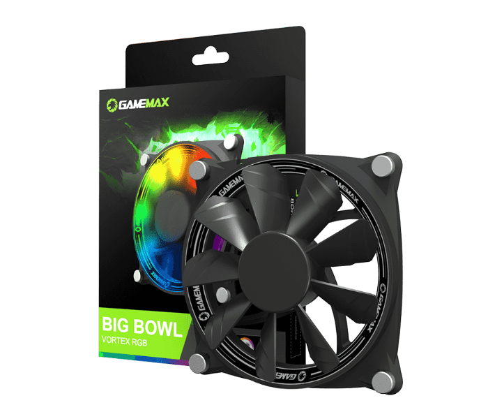 G-Max GMX-12-DBB RGB Fan 120mm Ultra Quite Adjustable Cooling Case Fan - Zoom Image 4