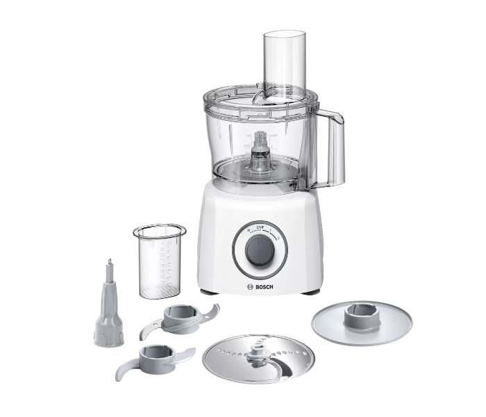 Bosch MCM3100WGB 700 Watts MultiTalent Compact Food Processor - White - Zoom Image 1