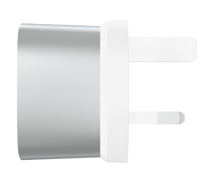 Belkin F7U034DR04-SLV 18W Quick Charge 3.0 Wall Charger Plus USB-A to USB-C Cable - Silver - Zoom Image 4