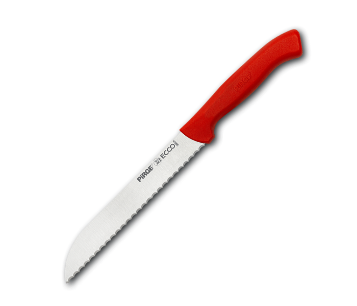 Pirge PG-38024 17.5cm Ecco Bread Knife Pro - Red - Zoom Image