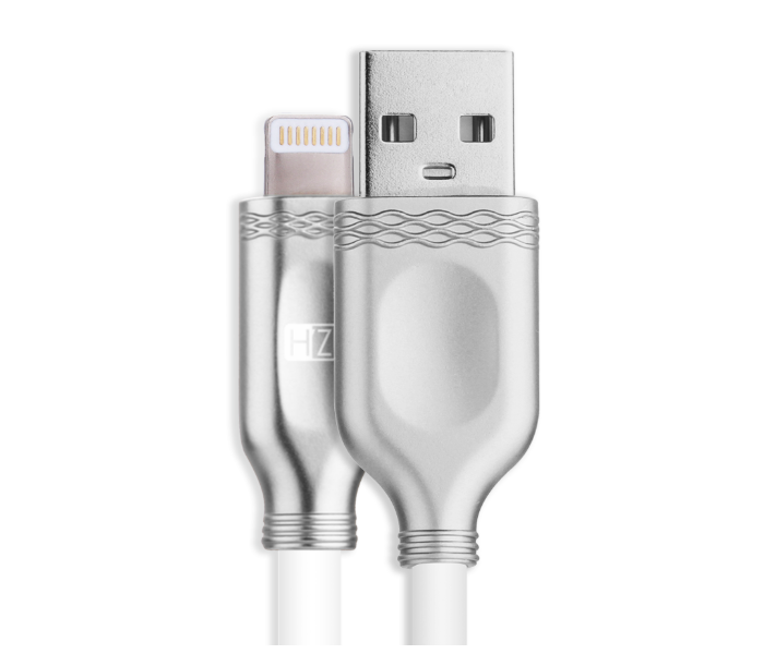 HeatZ ZCI26 2 Meter Metallic Smart Fast Lightning Cable - Grey - Zoom Image 1