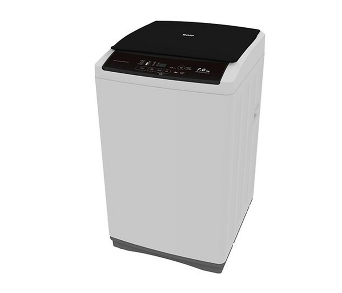 Sharp ES-ME75CZ-S 7 Kg Top Load Washing Machine - Black and White - Zoom Image