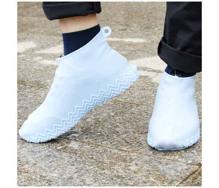 Waterproof Silicone Shoe Cover WPSS-666 - White - Zoom Image