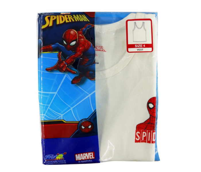 Marvel SPMWIT2 4 Years Spiderman Vest - White - Zoom Image