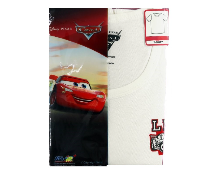 Disney CRWIT1 8 Years Cars T Shirt - White  - Zoom Image