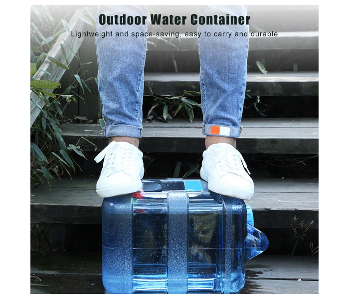 Portable 10 Litre Camping Water Container Dispenser - Blue - Zoom Image 5