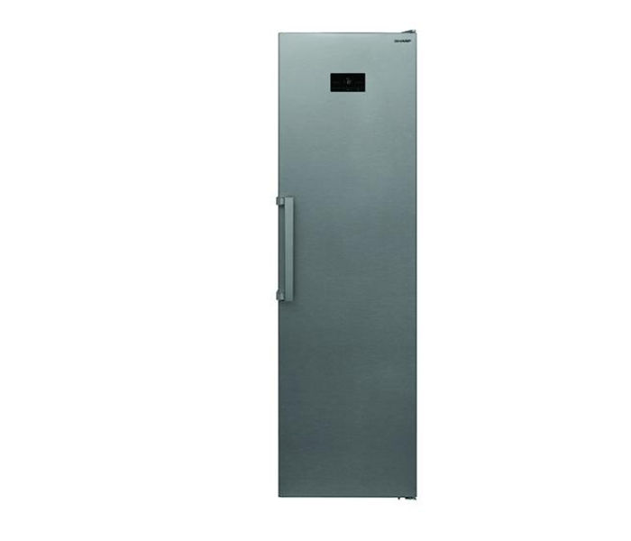 Sharp SJ-SFR415-HS3 Upright No Frost Freezer - Silver - Zoom Image