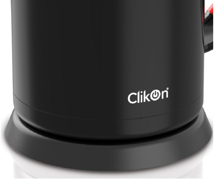 Clikon CK5123 1.7 Litre Double Wall Stainless Steel Electric Kettle - Black - Zoom Image 2