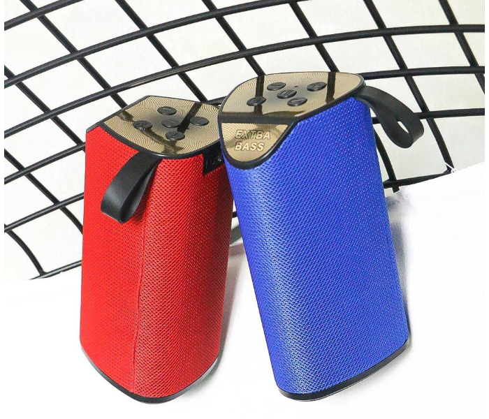 Portable TG112 Portable Wireless Bluetooth Speaker with Powerful Sound - Red - Zoom Image 2