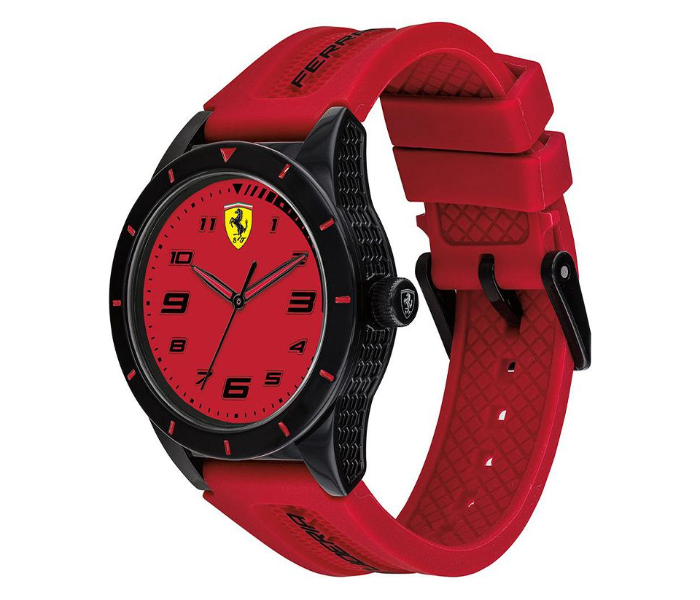 Scuderia Ferrari 0860008 Silicone Strap Analog Wrist Watch - Red - Zoom Image 2