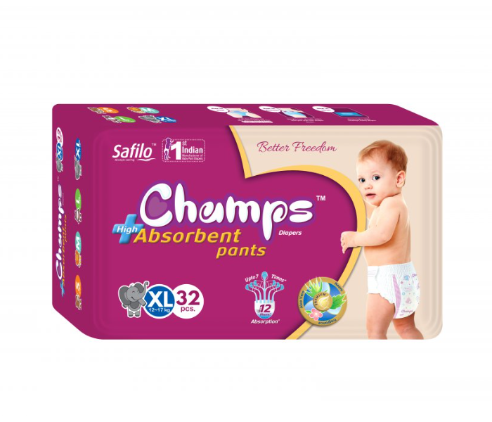 Champs Extra Large 32 Pants Baby Diaper  - Zoom Image 1