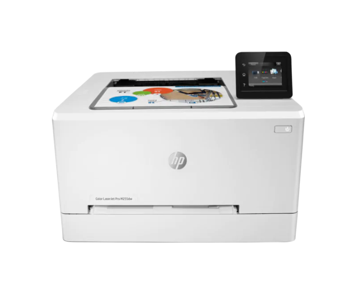 HP M255DW Color LaserJet Pro Wireless Printer - White - Zoom Image 1