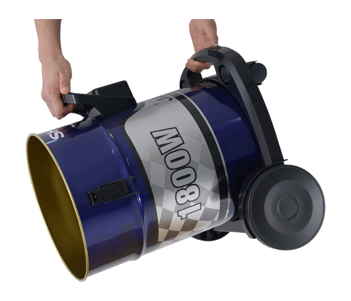 Sharp EC-CA1820-Z 1800W Barrel Type Vacuum Cleaner - Black and Blue - Zoom Image 4