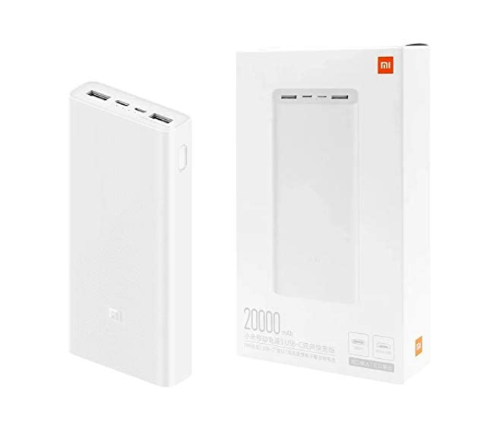 Xiaomi 20000mAh Two Way Quick Charge Powerbank -  White  - Zoom Image 6