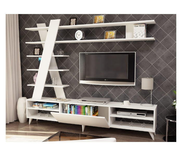 Isik TV Bench - White - Zoom Image 5