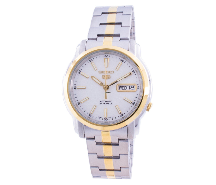 Seiko SNKL84K1 5 Automatic Mens Analog Watch - Silver - Zoom Image