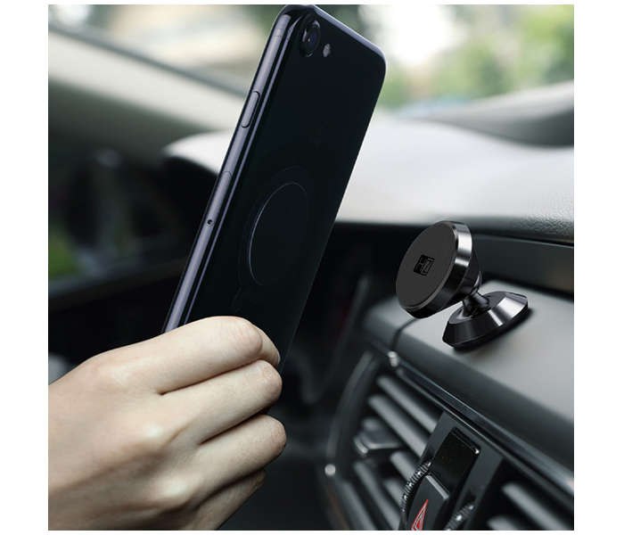 HeatZ ZH76 Universal Magnetic Car Holder - Black - Zoom Image 2