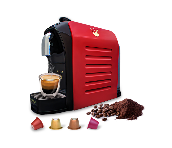 Swiss Presso Nespresso Compatible Espresso Coffee Machine - Red - Zoom Image 1