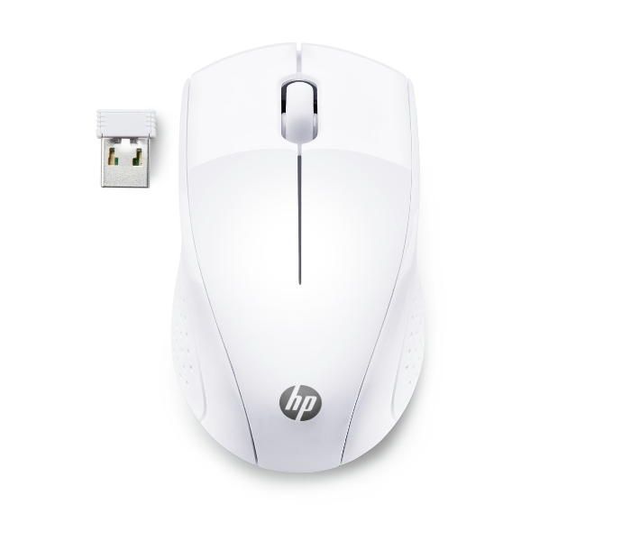 HP 7KX12AA Wireless Mouse 220 - White - Zoom Image 1